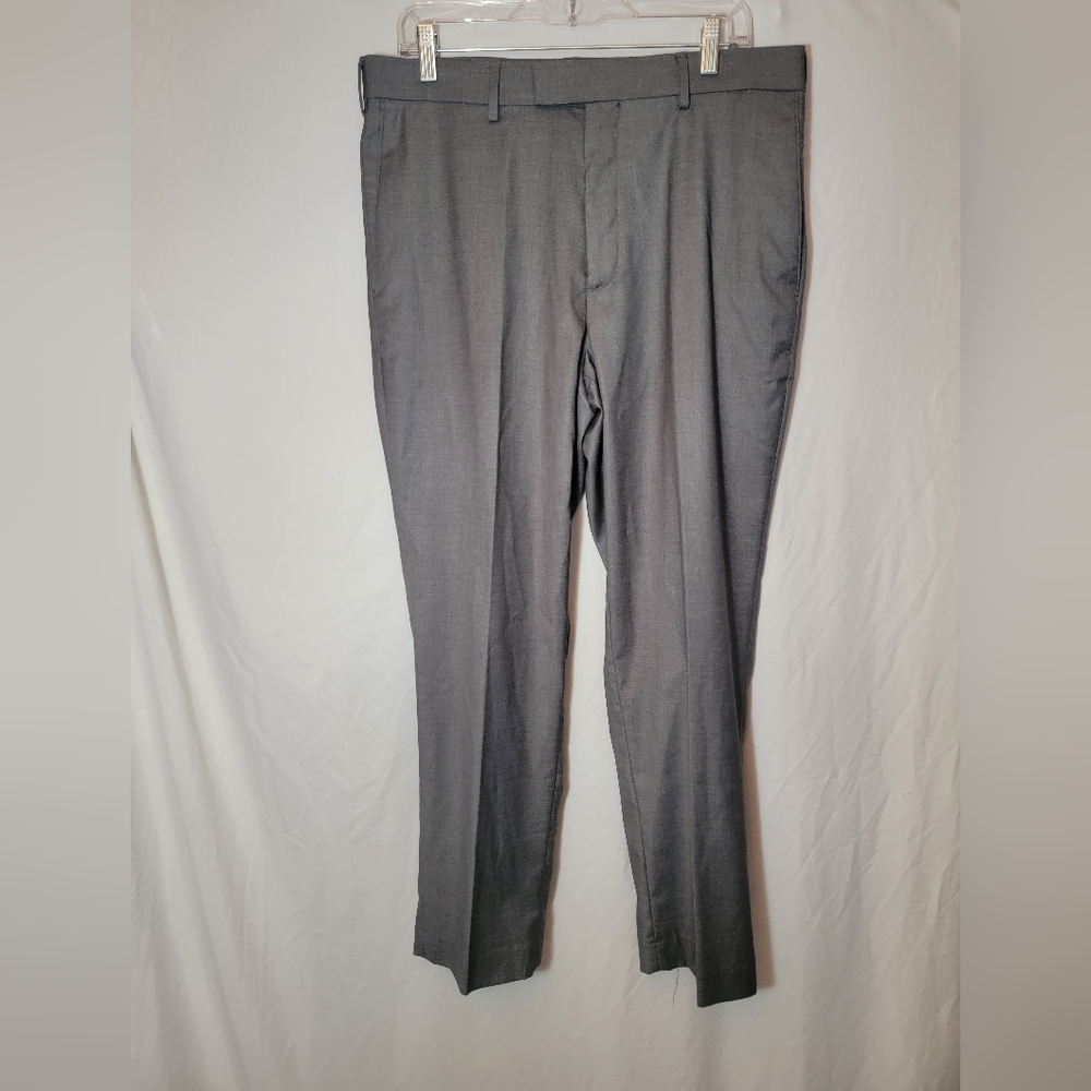Mens Savane Dress Pants Gray Size 34x29